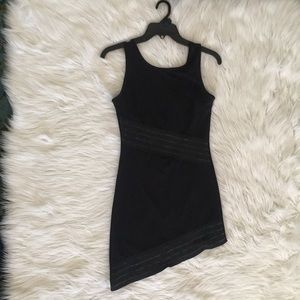 Love Culture Asymmetrical Little Black Dress